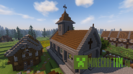 Карта Medieval Village with Castle (Средневековая деревня)