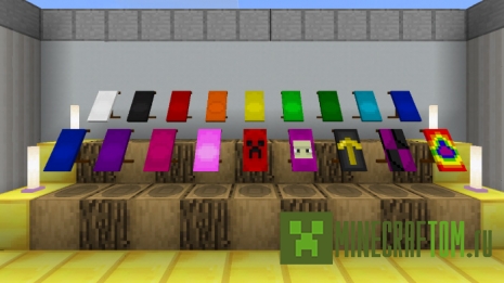 Мод Wearable Cape Banners (Накидки баннеры) Мод Wearable Cape Banners (Накидки баннеры)