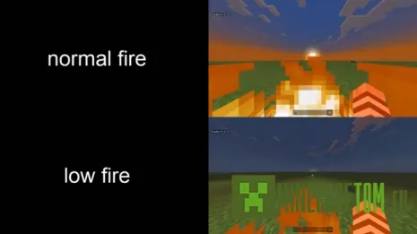 Текстуры Low Fire (Слабый огонь)