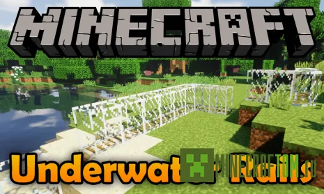 Мод Underwater Rails (Подводные рельсы) Мод Underwater Rails (Подводные рельсы)