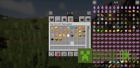 Мод Dartcraft Reloaded