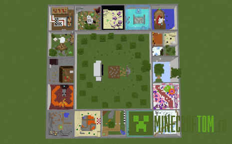 Карта Ring of Parkour (Кольца паркура)