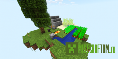 Карта Skyblock Hard Challenges (Сложные небесные блоки) Карта Skyblock Hard Challenges (Сложные небесные блоки)