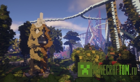 Карта A Fantastic Futuristic Park (Футуристический парк)