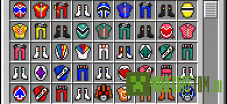 Мод Super Sentai Craft (Супер Сентай)