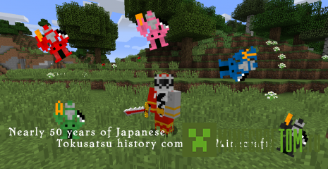 Мод Super Sentai Craft (Супер Сентай)