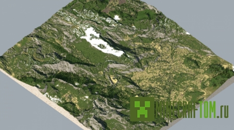 Карта Spring Highlands (Весеннее нагорье)