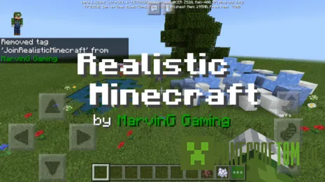 Мод Realistic Minecraft v1.0.0 (Реалистичный Майнкрафт)