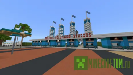Карта Minecraft Walt Disneyworld (Мир Уолта Диснея) Карта Minecraft Walt Disneyworld (Мир Уолта Диснея)