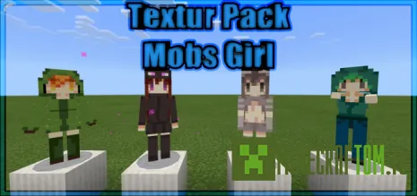 Текстуры Mobs Girls (Мобы девушки)