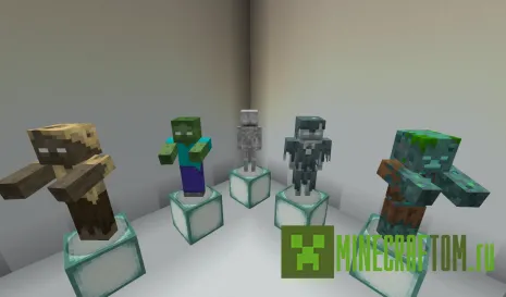 Текстуры Pablo’s Emissive Mobs (Мобы Пабло) Текстуры Pablo’s Emissive Mobs (Мобы Пабло)
