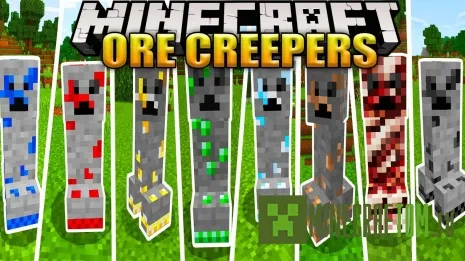 Мод Ore Creepers (Рудные криперы) Мод Ore Creepers (Рудные криперы)