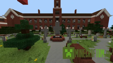 Карта Minecraft Blackwell Academy (Академия Блэквелл) Карта Minecraft Blackwell Academy (Академия Блэквелл)