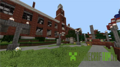 Карта Minecraft Blackwell Academy (Академия Блэквелл) Карта Minecraft Blackwell Academy (Академия Блэквелл)