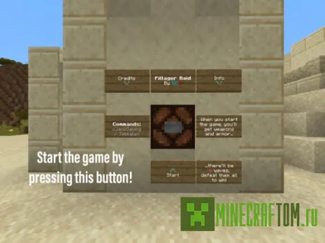 Карта Pillager Raid (Рейд Пиллагера) Карта Pillager Raid (Рейд Пиллагера)