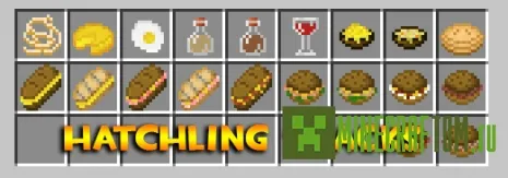 Мод Hatchling Snacks (Закуски) Мод Hatchling Snacks (Закуски)