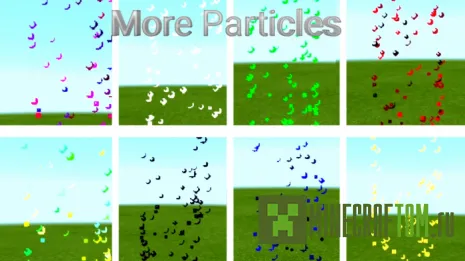 Мод More Particles (Больше частиц) Мод More Particles (Больше частиц)
