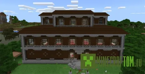 Карта Redstone Woodland Mansion (Редстоун особняк) Карта Redstone Woodland Mansion (Редстоун особняк)