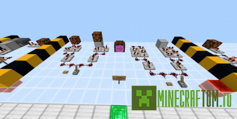 Карта 17 Redstone Techniques (17 техника редстоун) Карта 17 Redstone Techniques (17 техника редстоун)