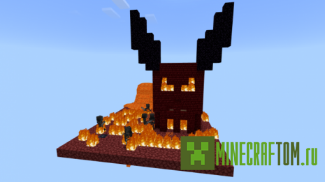 Карта Mob’s Skyblock (Небесный блоки мобов) Карта Mob’s Skyblock (Небесный блоки мобов)