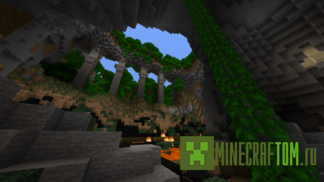 Карта Minecraft Elytra Race! Temple Glide (Гонки в храме) Карта Minecraft Elytra Race! Temple Glide (Гонки в храме)