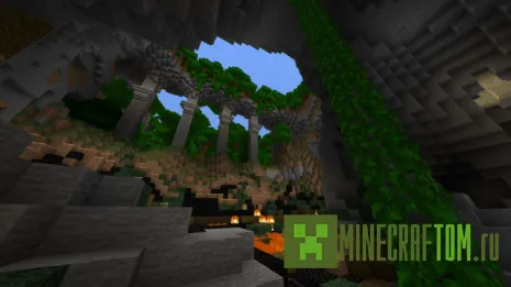 Карта Minecraft Elytra Race! Temple Glide (Гонки в храме) Карта Minecraft Elytra Race! Temple Glide (Гонки в храме)