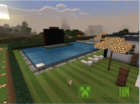 Карта Sleek N Modern Redstone Mansion (Особняк) Карта Sleek N Modern Redstone Mansion (Особняк)