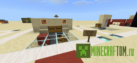 Карта Redstone Mechanisms (Механизмы рестоун)