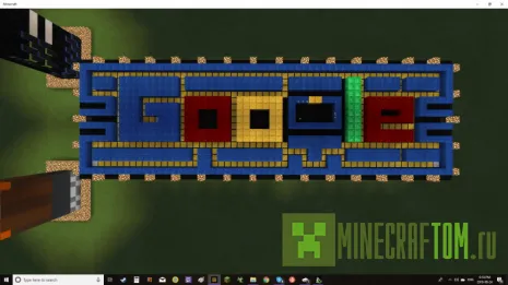 Карта Google Pac-Man (Гугл)