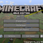 Главное меню Майнкрафт 1.14