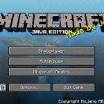 Главное меню Майнкрафт 1.13