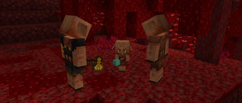 Пиглины из Майнкрафт 1.16.3