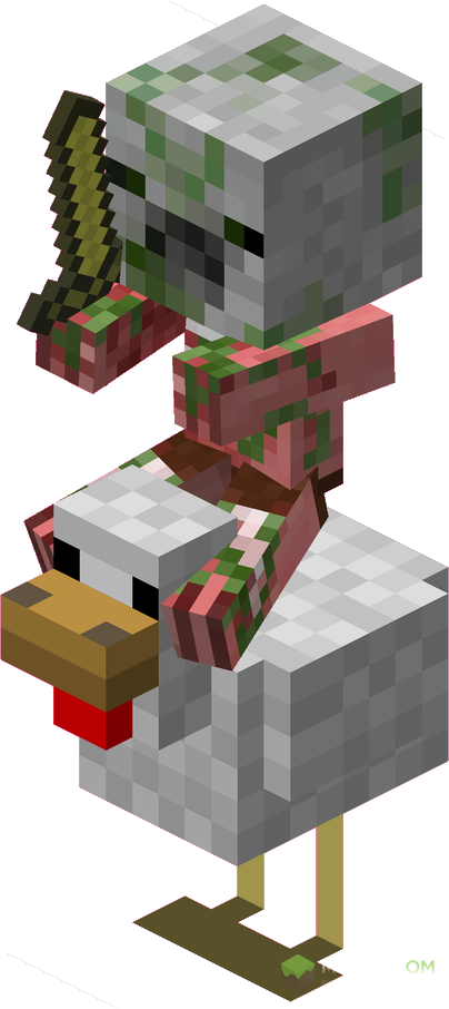 Свинозомби наездник