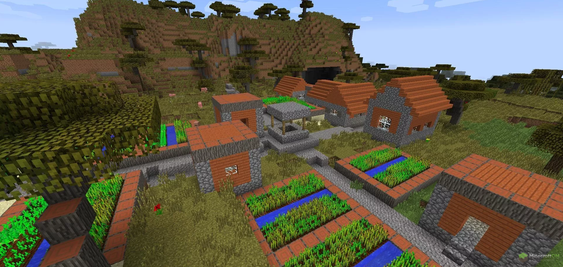 Новые деревни в разных биомах.