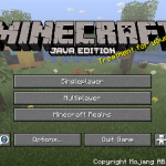 Главное меню Майнкрафт 1.15.2