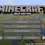 Главное меню Майнкрафт 1.14.4