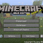 Главное меню Майнкрафт 1.15.1