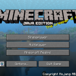 Главное меню Майнкрафт 1.13.2