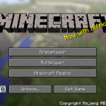 Главное меню Майнкрафт 1.10.1