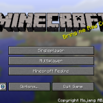 Главное меню Майнкрафт 1.8.4