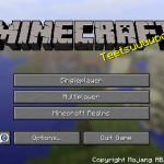 Главное меню Майнкрафт 1.8.2