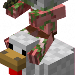 Свинозомби наездник