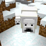 Белые медведи.