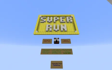 Карта Super Run (Супер Бег) для Майнкрафт 1.12 Карта Super Run (Супер Бег) для Майнкрафт 1.12