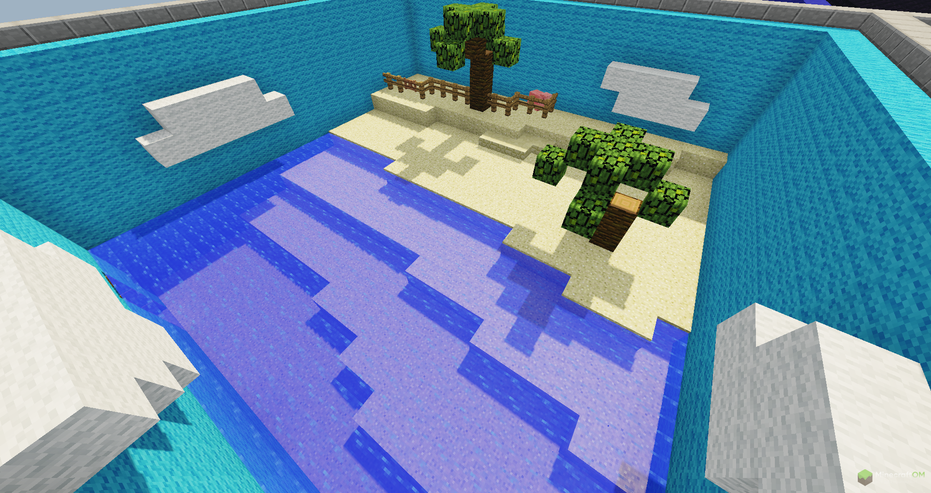 Уровень с пляжем