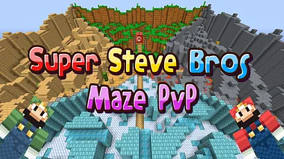 Карта на битву с боссами для Майнкрафт 1.9.4 (Super Steve Bros Maze PvP) Карта на битву с боссами для Майнкрафт 1.9.4 (Super Steve Bros Maze PvP)