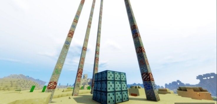 Один из лутов из мода Chance Cubes