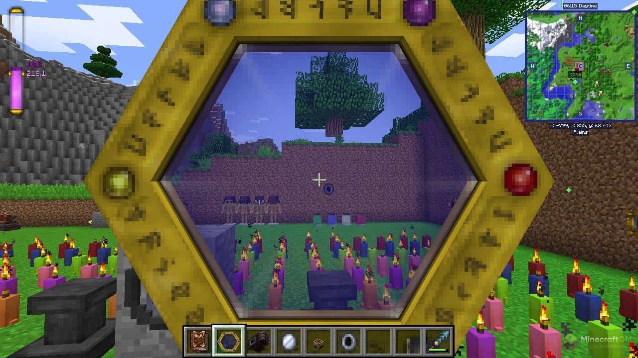 Таумометр в моде Thaumcraft