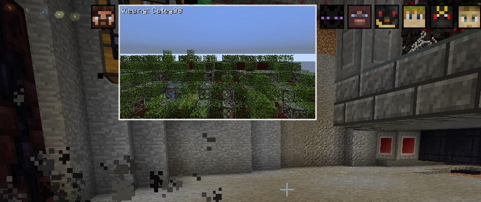 Однокамерное наблюдение, с возможностью выбора игроков