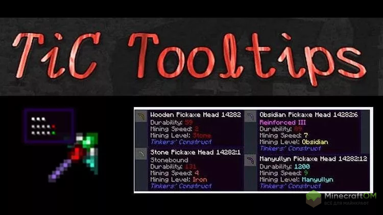 Подсказки в инвентаре